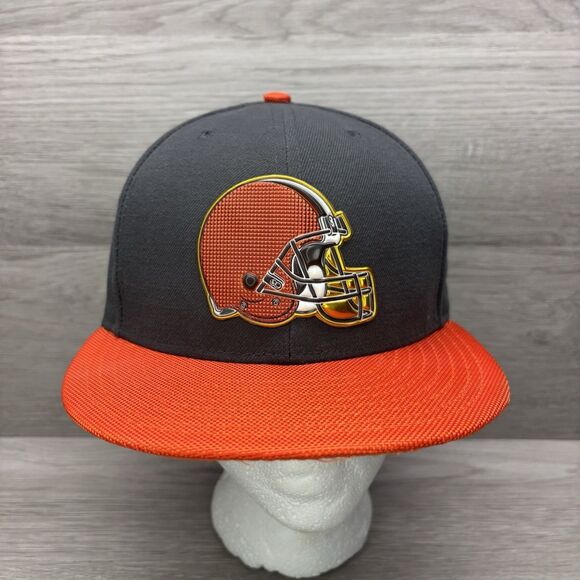 New Era Other - NFL Cleveland Browns New Era 59Fifty Fitted Hat Size 7 1/4 Brown Orange Brimmed